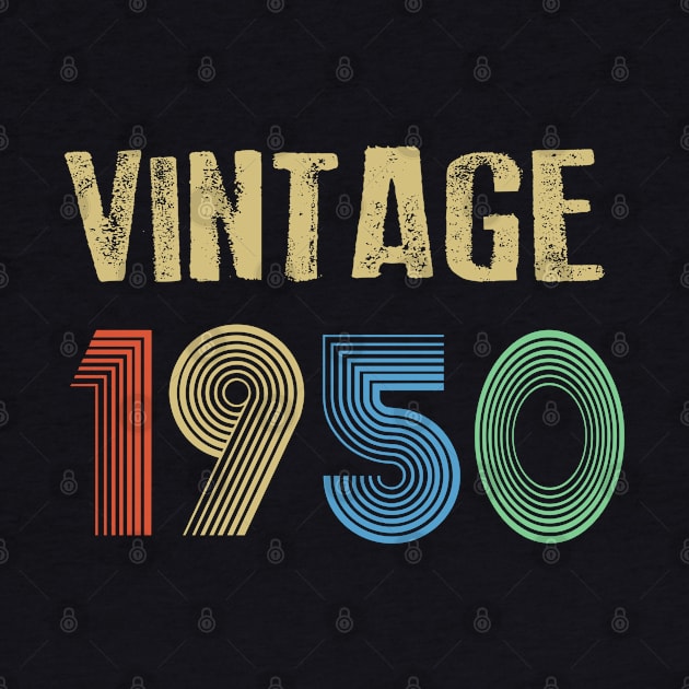 Vintage 1950 birthday by Dirty Custard Designs 